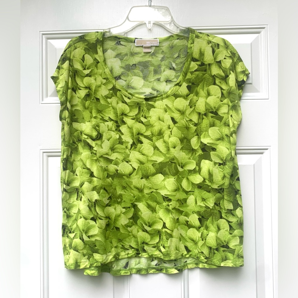 Michael Kors Women's Top Blouse Shirt Size S Short Sleeve Casual Work Career